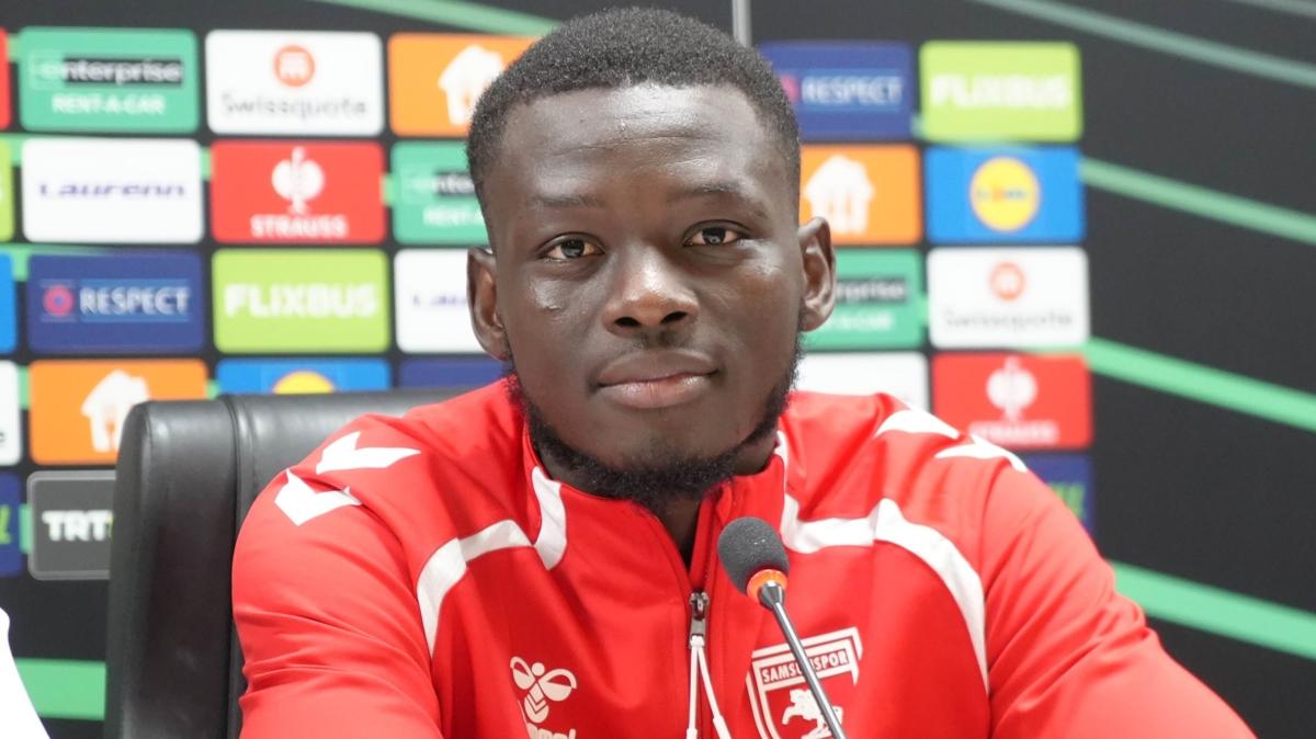 Marius Mouandilmadji Samsunspor Konferans Ligi fotoraflar resimleri