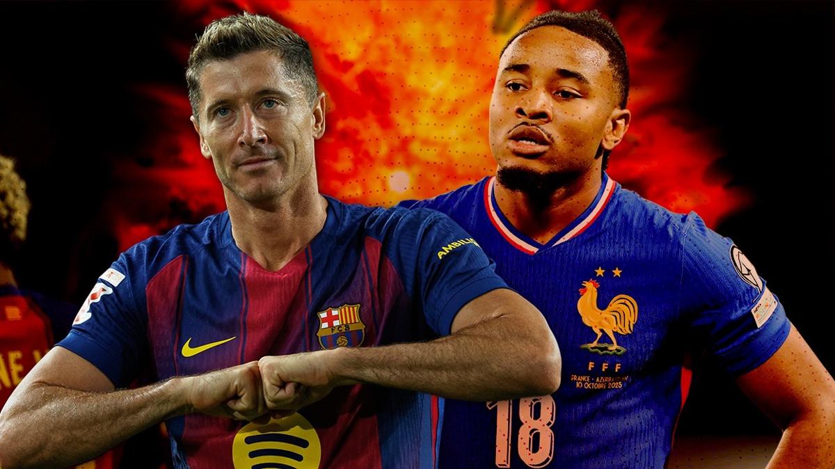 Robert Lewandowski Christopher Nkunku Transfer fotoraflar resimleri