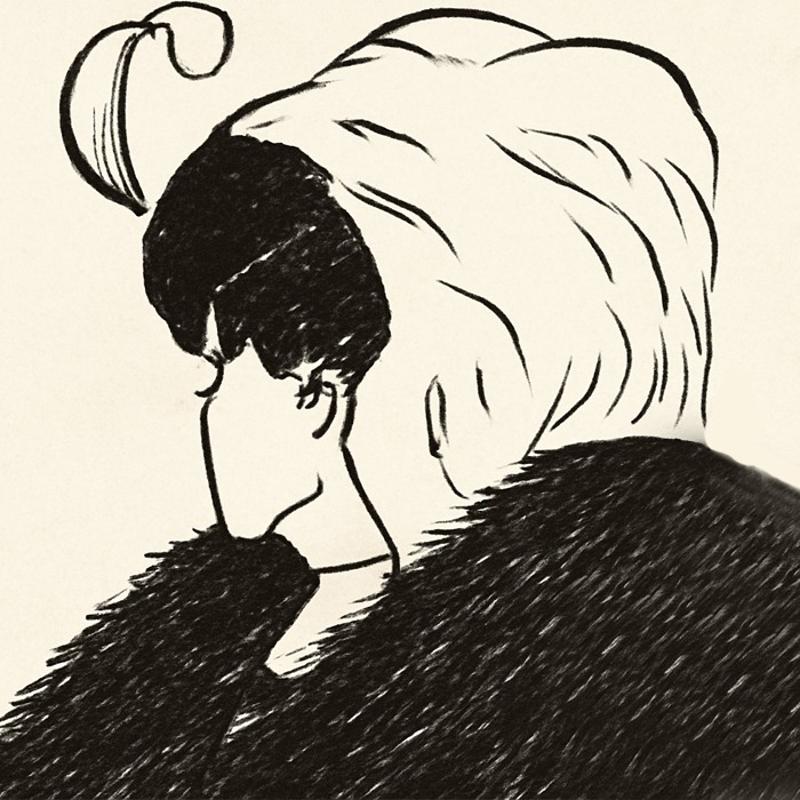 Tek soruluk ak testi: Resimde ilk ne grdnz? Gen bir kadn m, yal bir kadn m?