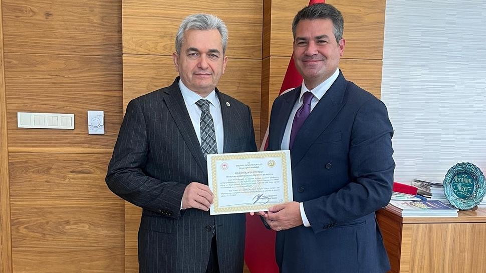 Yeniköy Kemerköy Enerji'ye 4 milyon fidan için takdir belgesi