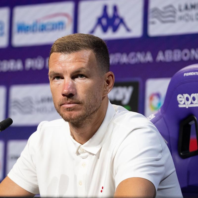Edin Dzeko Fiorentina'dan ayrlyor