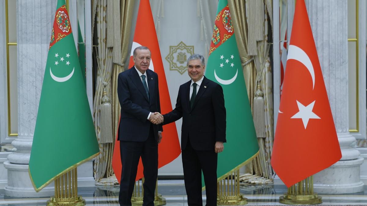 Recep Tayyip Erdoan Trkmenistan Akabat fotoraflar resimleri