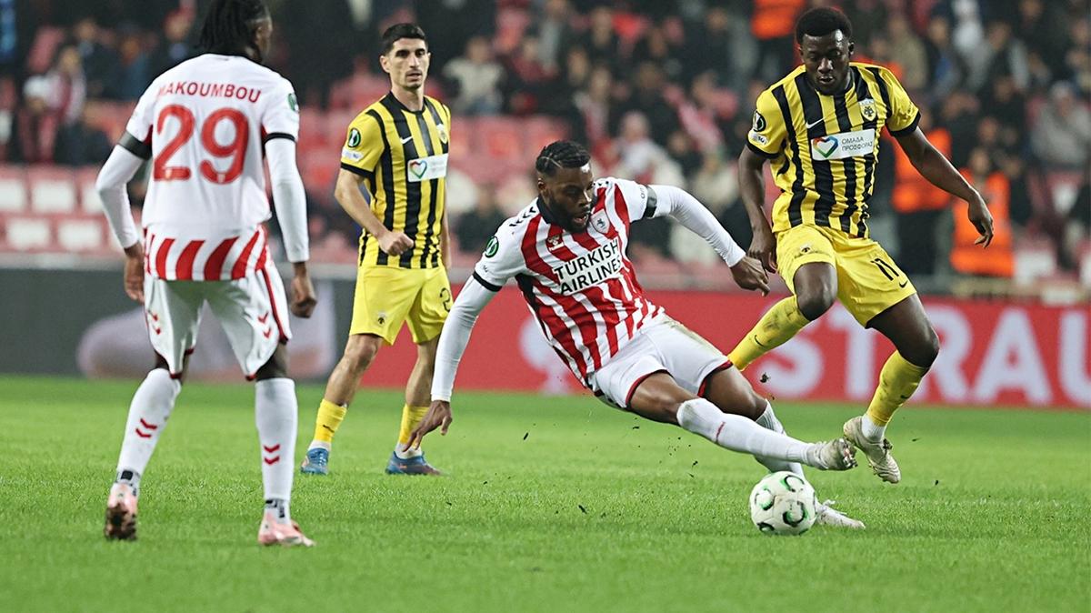 samsunspor konferans ligi aek fotoraflar resimleri