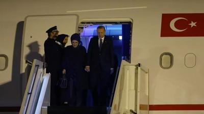 Bakan Erdoan Trkmenistan'da temaslarn tamamlad... Trkiye'ye dnd