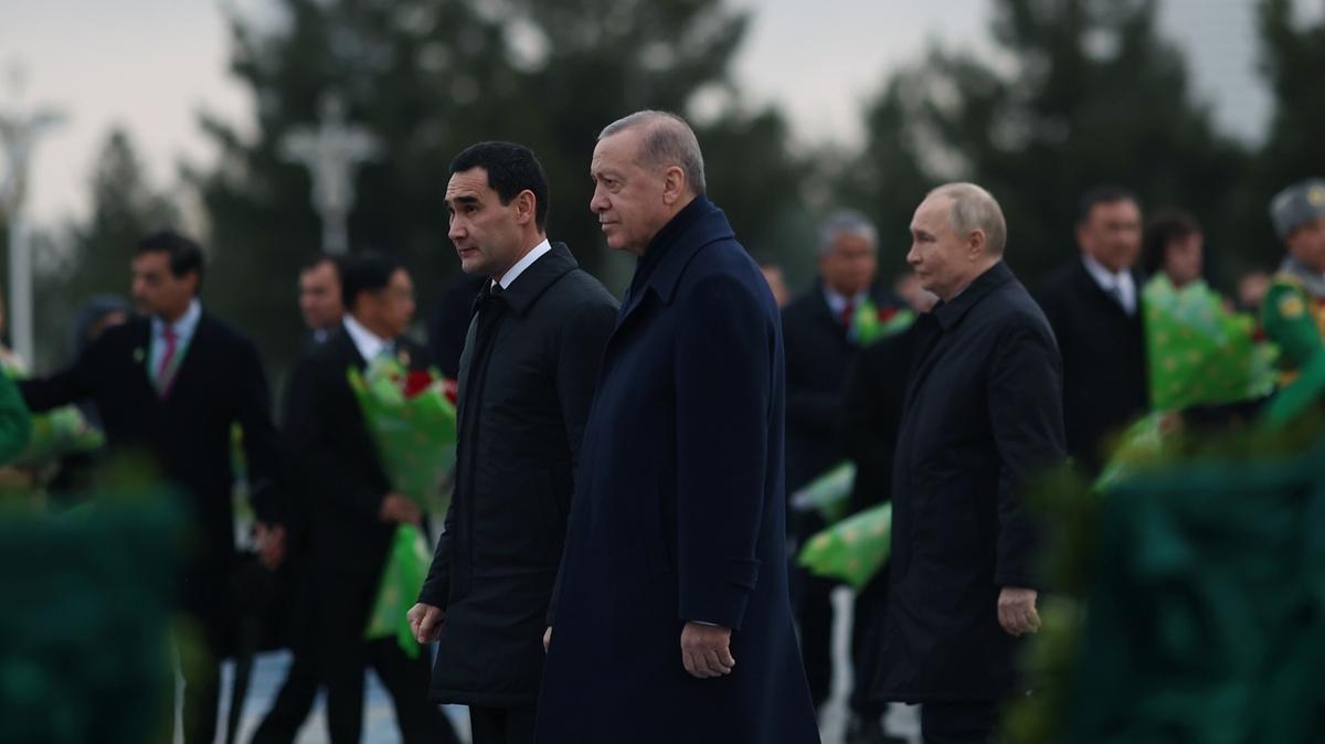 bakan erdoan trkmenistan tarafszlk ant ziyaret fotoraflar resimleri