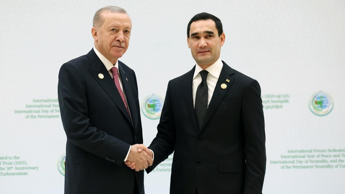 Bakan Erdoan erdoan trkmenistan fotoraflar resimleri