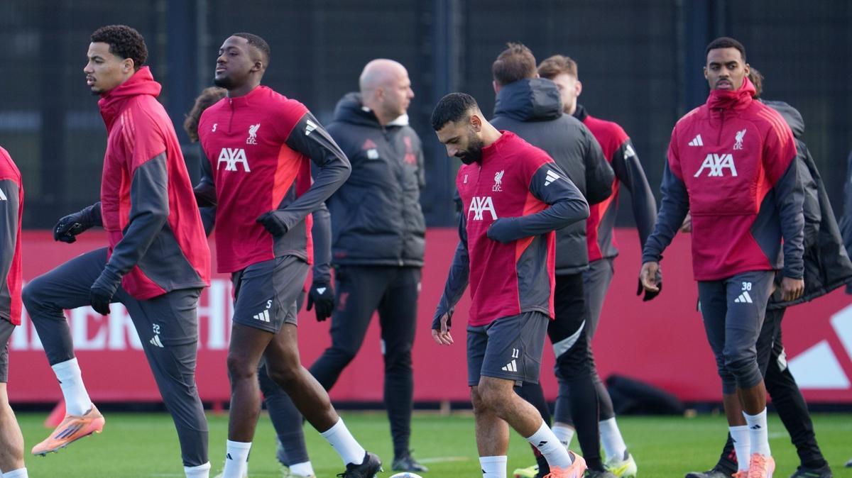 mohamed salah liverpool arne slot fotoraflar resimleri