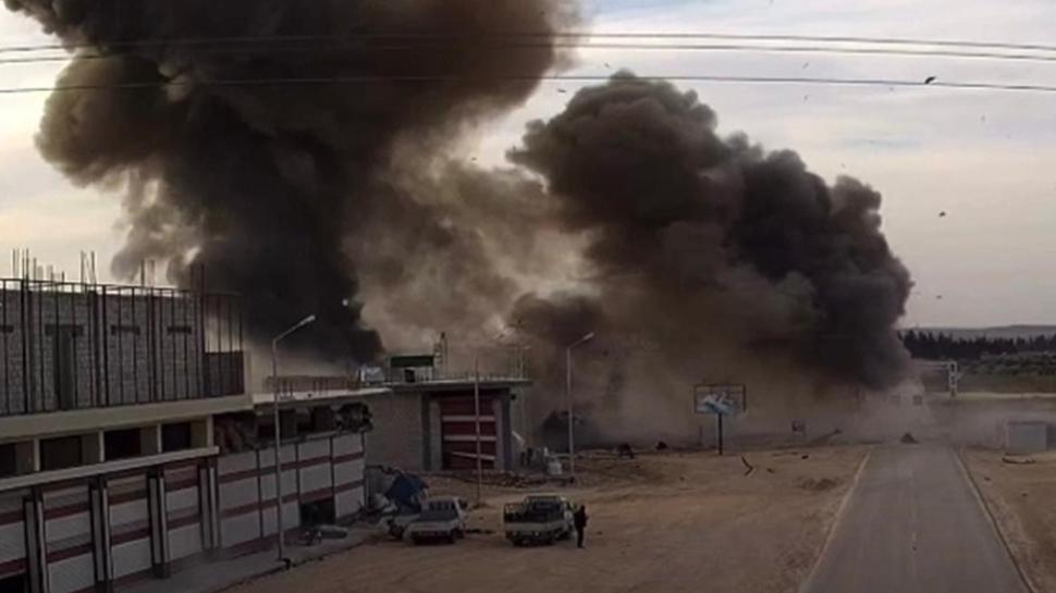 Suriye'de pe pee saldr! am ve ABD askerlerini hedef aldlar