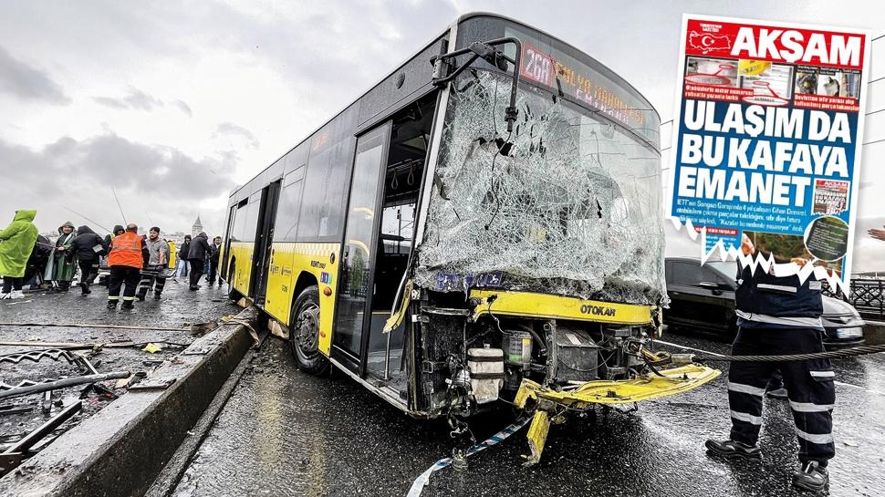 İETT otobüsleri günde 38 kaza yapıyor