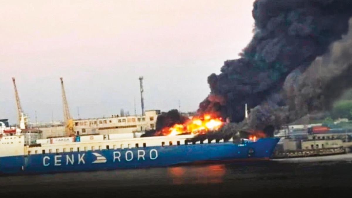 Trk gemisi ernomorsk saldr Dileri aklama fotoraflar resimleri