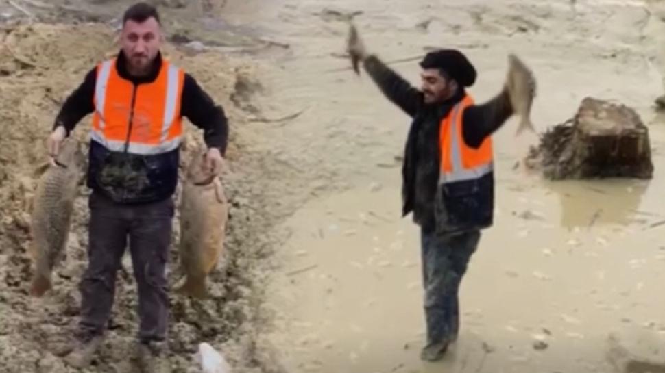 Doann kalbine BB darbesi: Su ekildi, balklar amura sapland