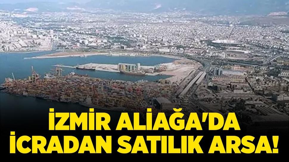 İzmir Aliağa'da 472 metrekare icradan satılık arsa!