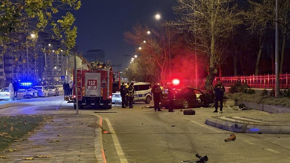 Kayseri'de korkunç kaza! Otomobil 200 metre savruldu: 1 ölü, 1 ağır yaralı