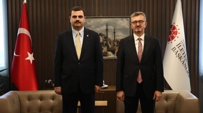 AK Parti Genel Sekreteri �nan'dan �leti�im Ba�kan� Duran'a ziyaret