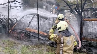 Sar�yer'deki i� yeri yang�n� s�nd�r�ld�