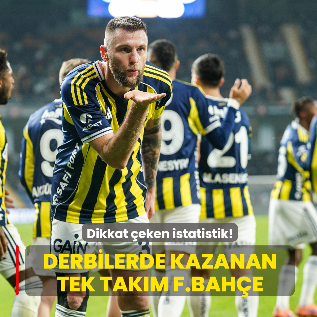 Dikkat çeken istatistik! Derbilerde kazanan tek takım Fenerbahçe
