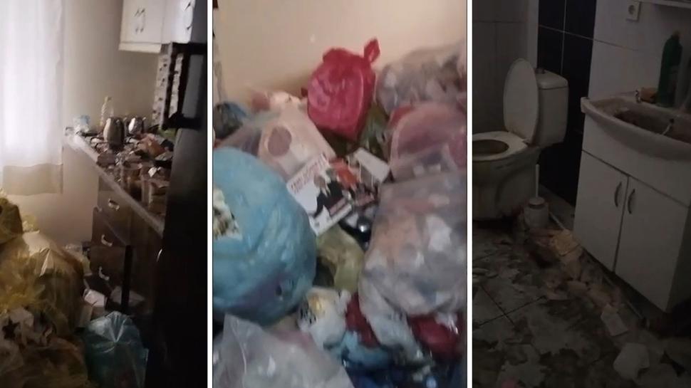 Kiraya verdiği dairesine çilingirle girdi: Gördükleri karşısında şoka uğradı