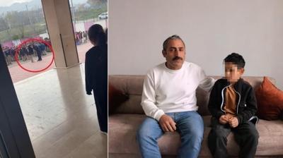 Okul m�d�r�n�n �iddeti kameralara yans�d�! Arkada�lar� �n�nde darp etti