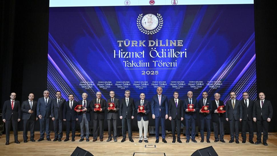 "2025 Türk Diline Hizmet Ödülleri" sahiplerini buldu