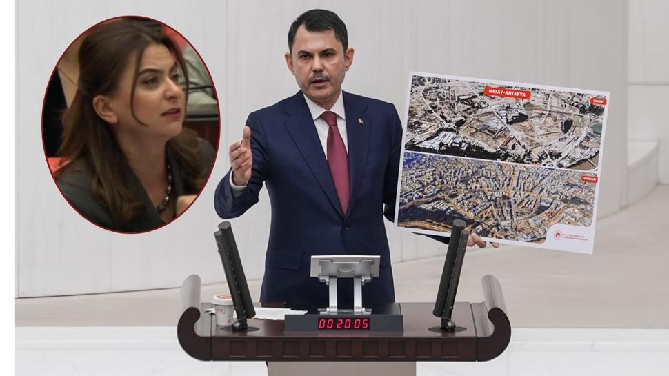 Bakan Kurum'dan DEM Partili Ko�yi�it'e cevap: Deprem b�lgesinin �antiye �efiyim