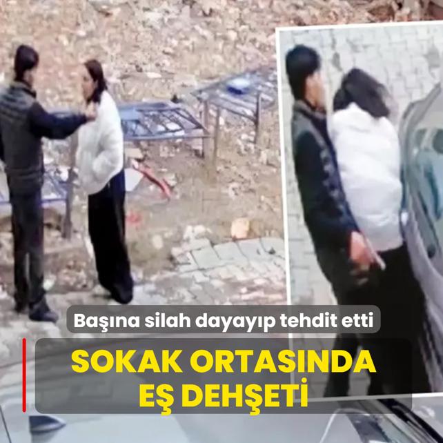 Sokak ortas�nda e� deh�eti