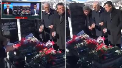 �zel'in 'mezarl�kta rak�' rezaletine tepki! AK Parti Genel Ba�kan Yard�mc�s� Yal��n: Sizin neye sayg�n�z var?