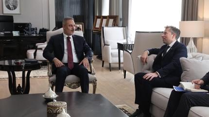 Bakan Fidan, USG ve Acil Yard�m Koordinat�r� Fletcher'i kabul etti