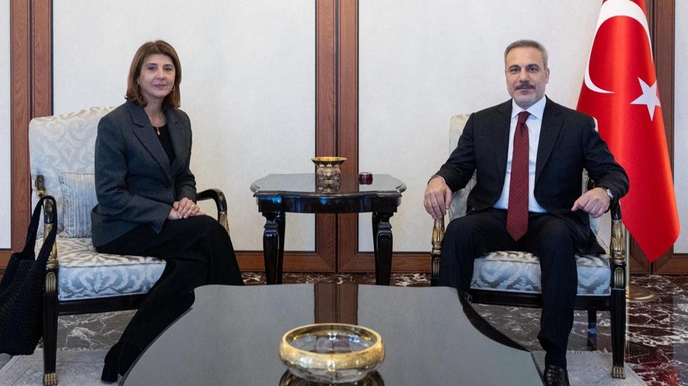 Bakan Fidan, BM Kıbrıs temsilcisini kabul etti