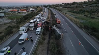 Ac� olay: Kaza sonras� ��kan yang�nda can verdiler