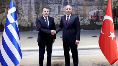 Bakan Yerlikaya, Yunan Bakan Chrisochoidis ile görüştü