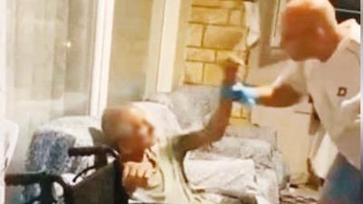 Huzurevi m�d�r�n�n e�inden ya�l�ya dayak