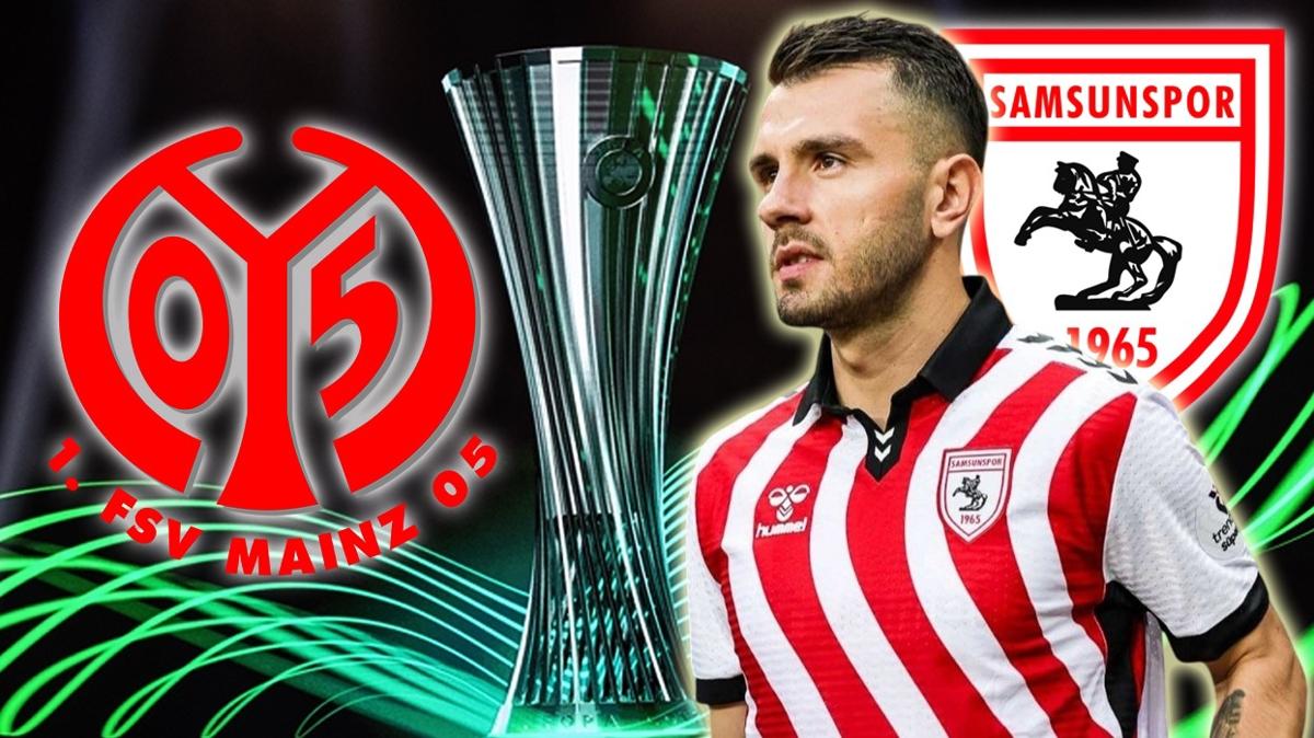 Mainz 05-Samsunspor ma�� hangi kanalda Mainz 05-Samsunspor ma�� saat ka�ta Mainz 05 Samsunspor Konferans Ligi UEFA foto�raflar� resimleri