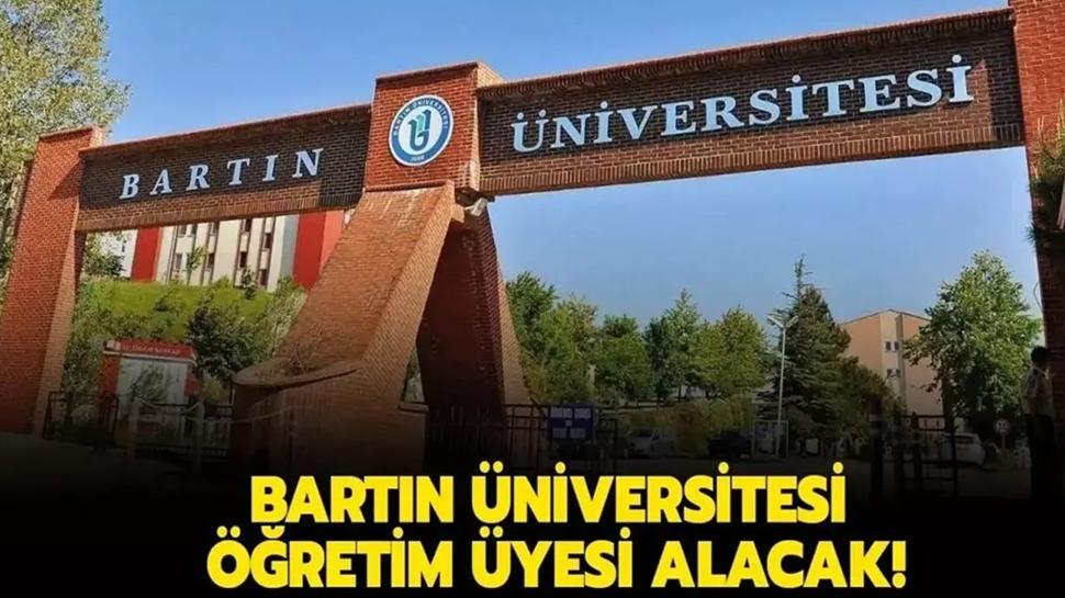Bartın Üniversitesi Öğretim Üyesi alacak!
