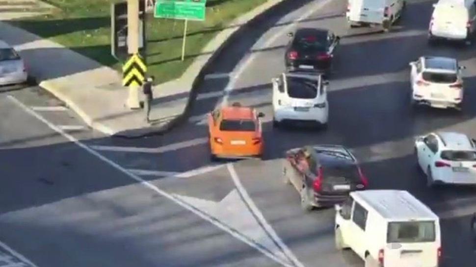 Dron destekli trafik denetimi! 93 bin lira ceza kesildi