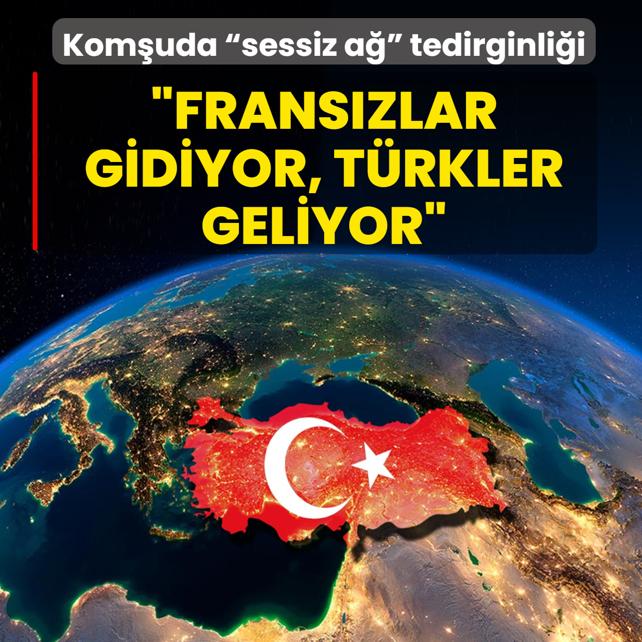 Kom�uda  sessiz a�  tedirginli�i: Frans�zlar gidiyor, T�rkler geliyor