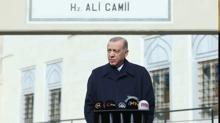Ba�kan Erdo�an cuma namaz�n� Hz. Ali Camisi'nde k�ld�