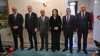 Meclis'te Ter�rs�z T�rkiye mesaisi: Dem Parti AK Parti'yi ziyaret etti 