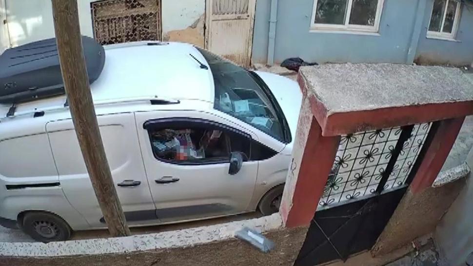 Bu kadar�na da pes art�k! Kargoyu bah�eye f�rlatt�: Kargocu o anlar� e�lenceli buldu