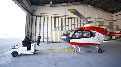Ambulans helikopter 6 ildeki hastalar�n imdad�na yeti�iyor