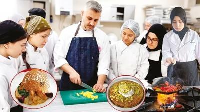 A���l��� okulda ��reniyorlar! Meslek liseli 'masterchef'ler