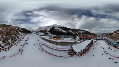 Paland�ken'de kayak severler sezonu a�t�