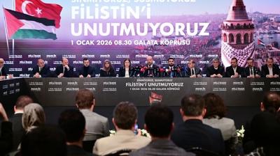 1 Ocak'ta b�y�k Gazze y�r�y���: T�GVA'dan Galata'ya davet