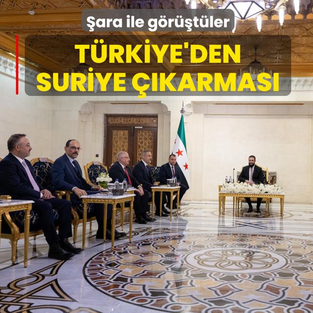 T�rkiye'den Suriye ��karmas�... �ara ile g�r��t�ler