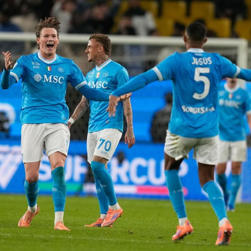 �talya S�per Kupas�'n�n galibi Napoli!