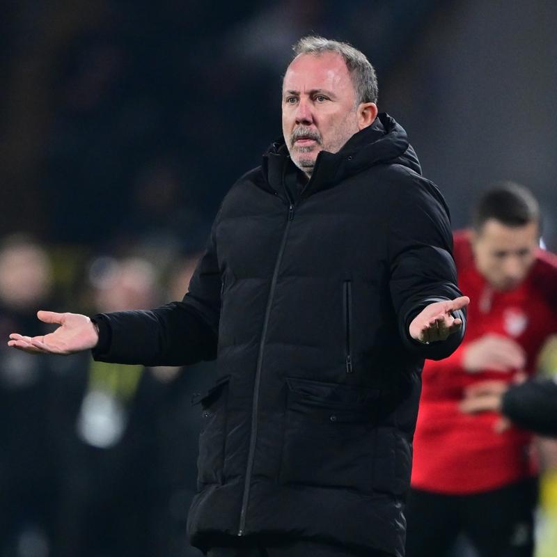 Sergen Yal��n'dan hakem tepkisi! 'Bize gelince kart, rakibe gelince uyar�'