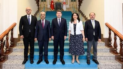 Bakan Tun�, DEM heyetini kabul etti