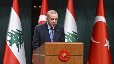 Ba�kan Erdo�an'dan L�bnan'a g�venlik vurgusu: T�rkiye her daim g�reve haz�r