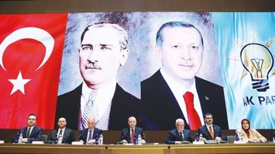 Erdo�an, AK Parti MKYK toplant�s�na ba�kanl�k etti