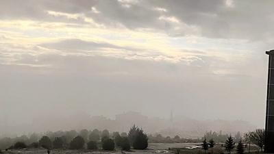 Mente�e'de yo�un sis kartpostall�k manzaralar olu�turdu