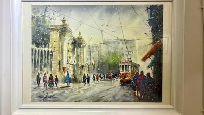 Sanat�� Burhan �zer'den Yeni Sergi: �I����n D��t��� Yer� PonART Akademi Galeri'de A��ld�